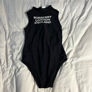 Burberry Black Logo swimsuit